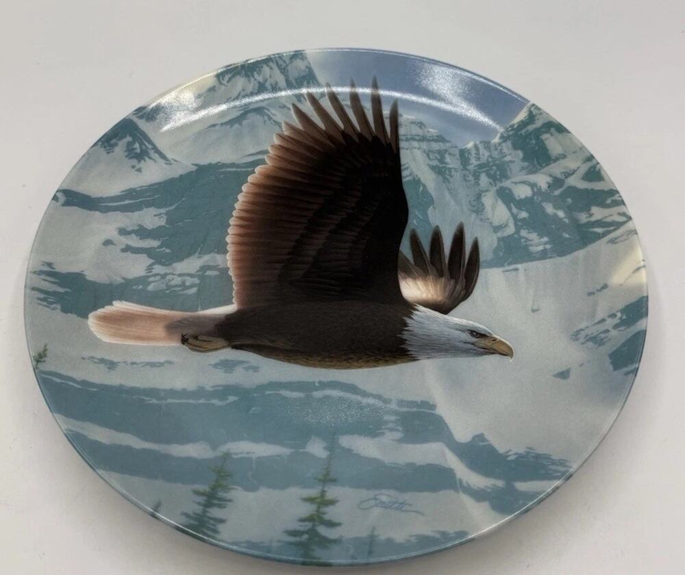 Daniel Smith Bald Eagle Collector Plate Knowles 1988 The Bald Eagle 8.5”